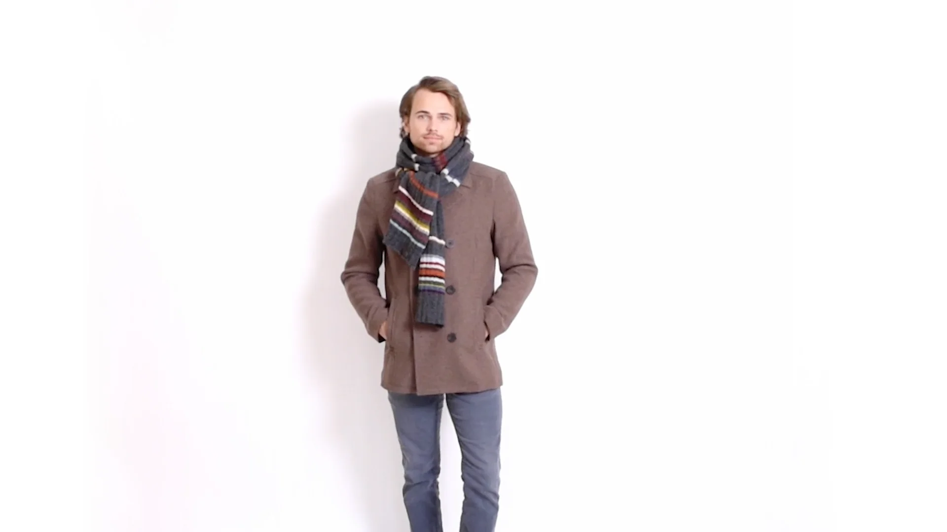 21 Color Scarf - Blue Sky Fibers