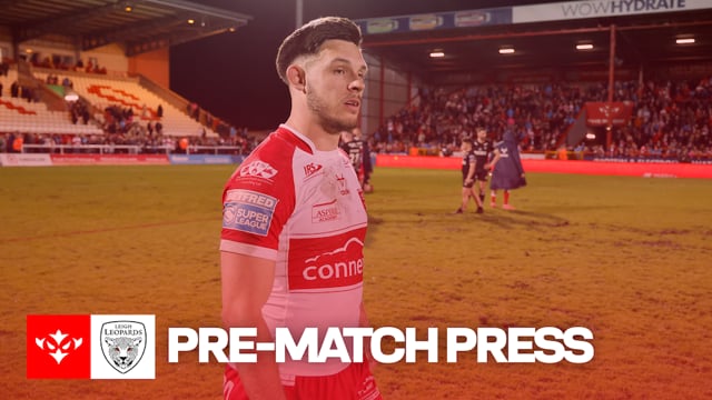 PRE-MATCH PRESS: Niall Evalds talks finding form, returning from injury and more!