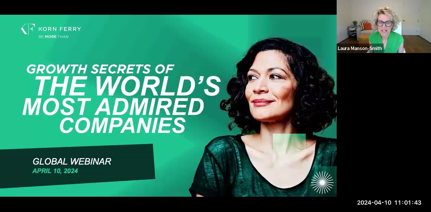 Growth Secrets of the World’s Most Admired Companies