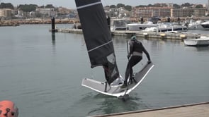 Entrenaments en format competició de vaixells voladors al Mar d'Empúries