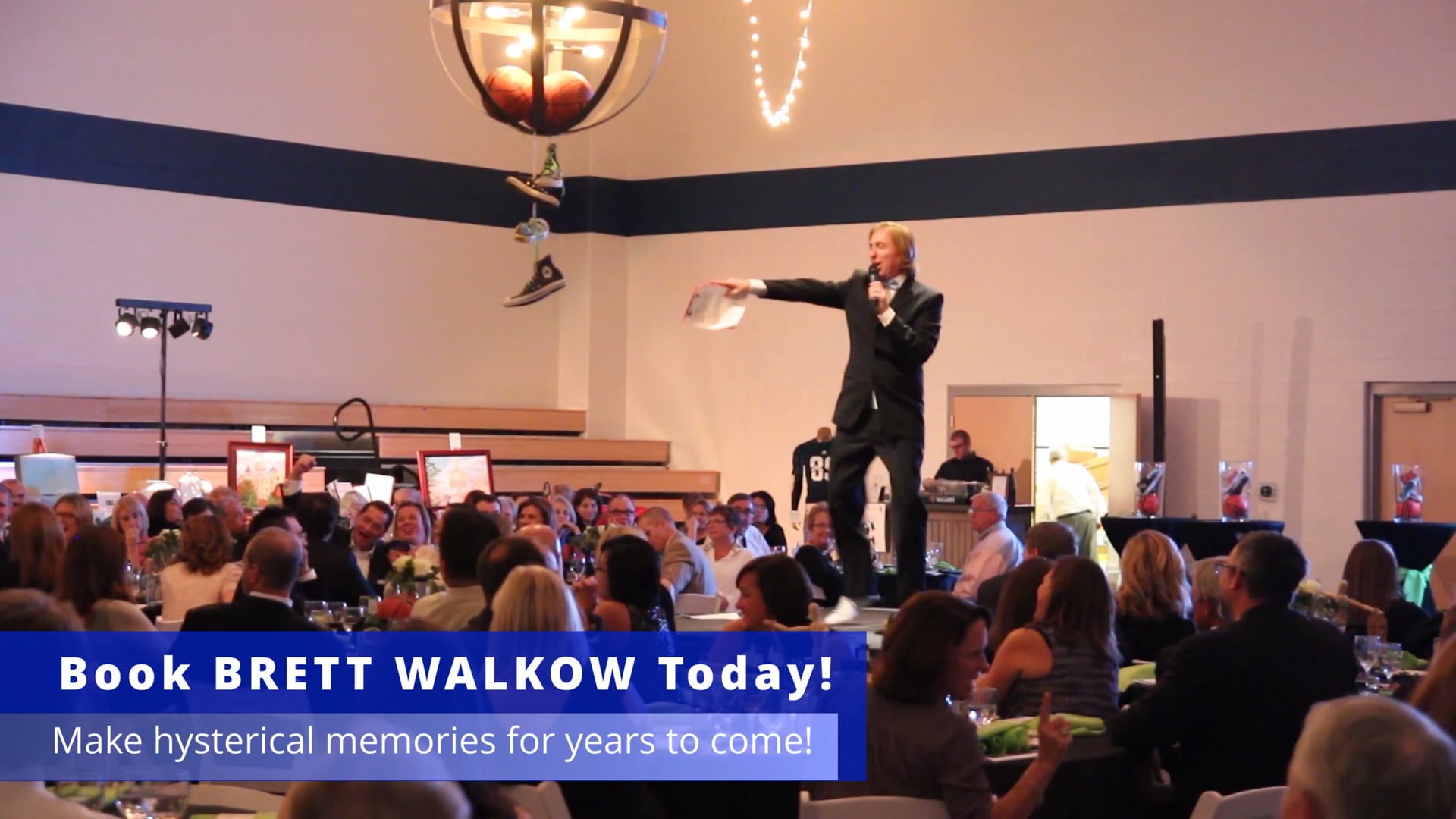 Promotional video thumbnail 1 for Brett Walkow : Comedian, Game Show Host, & Auctioneer!