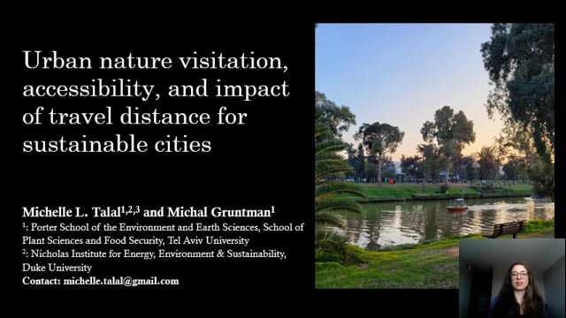 Visitas a la naturaleza urbana, accesibilidad e impacto de la distancia de viaje para ciudades sostenibles