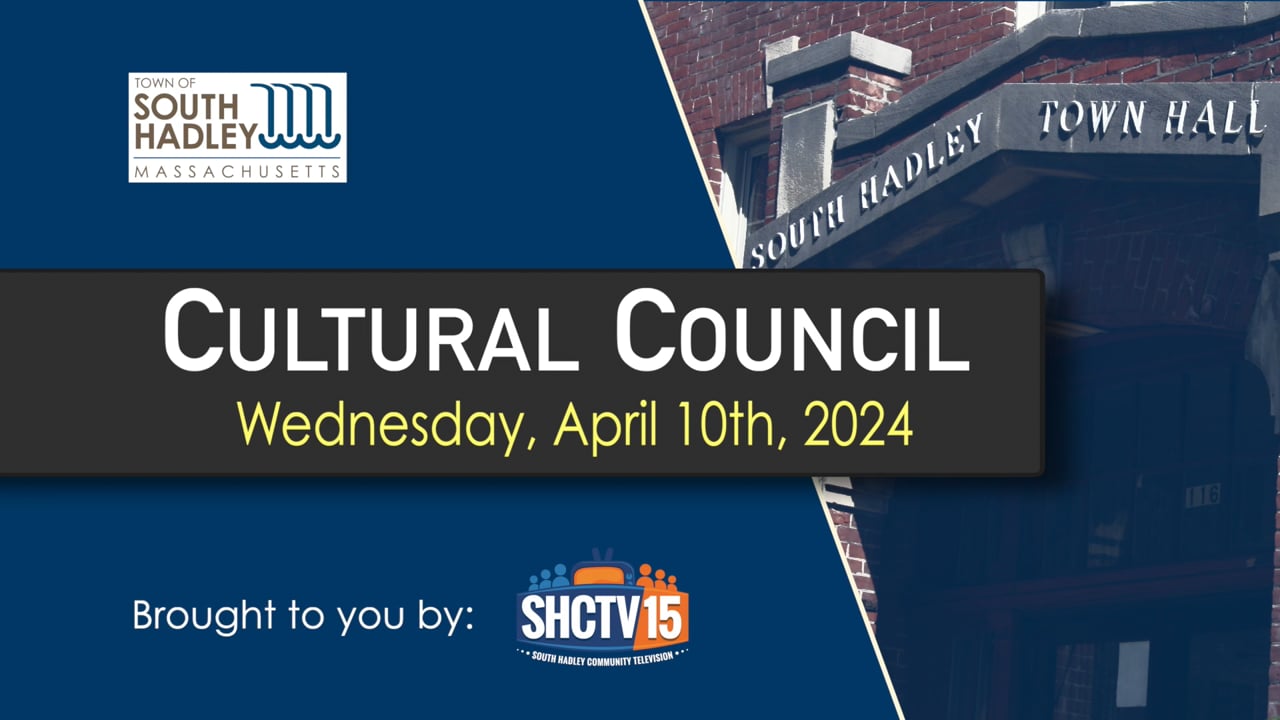 Cultural Council: 04/10/2024