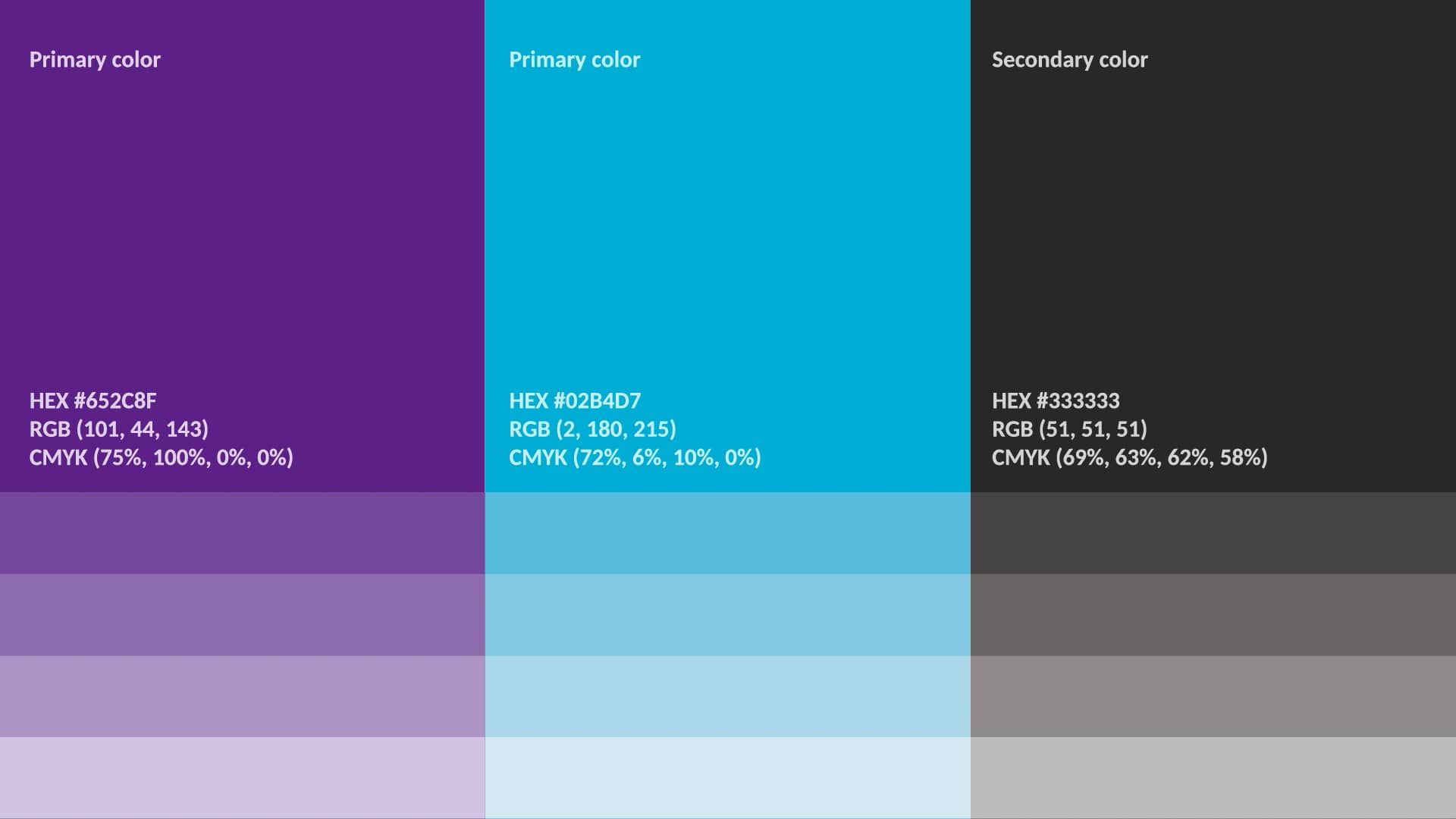 Inline production color & typeface animated on Vimeo