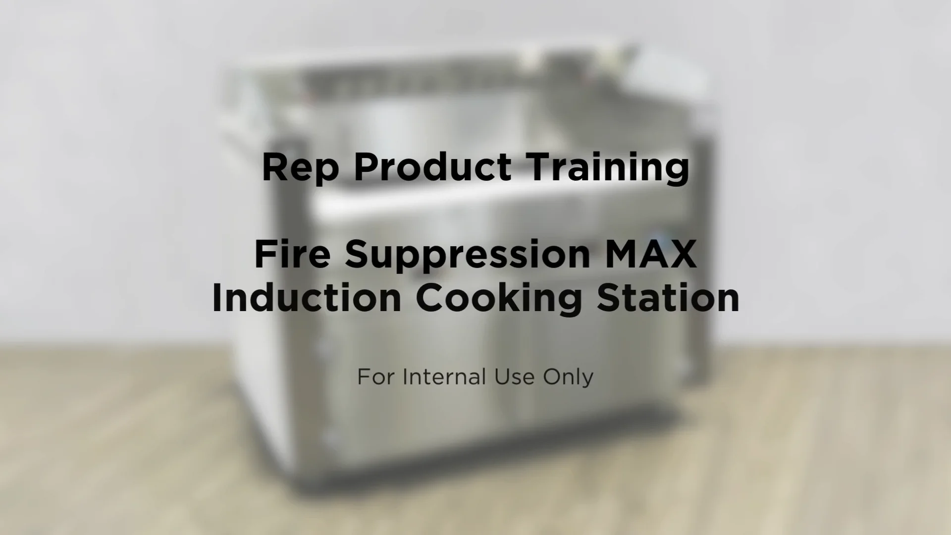 Spring USA Rep Training: Fire Suppression MAX Induction Cooking Station ...