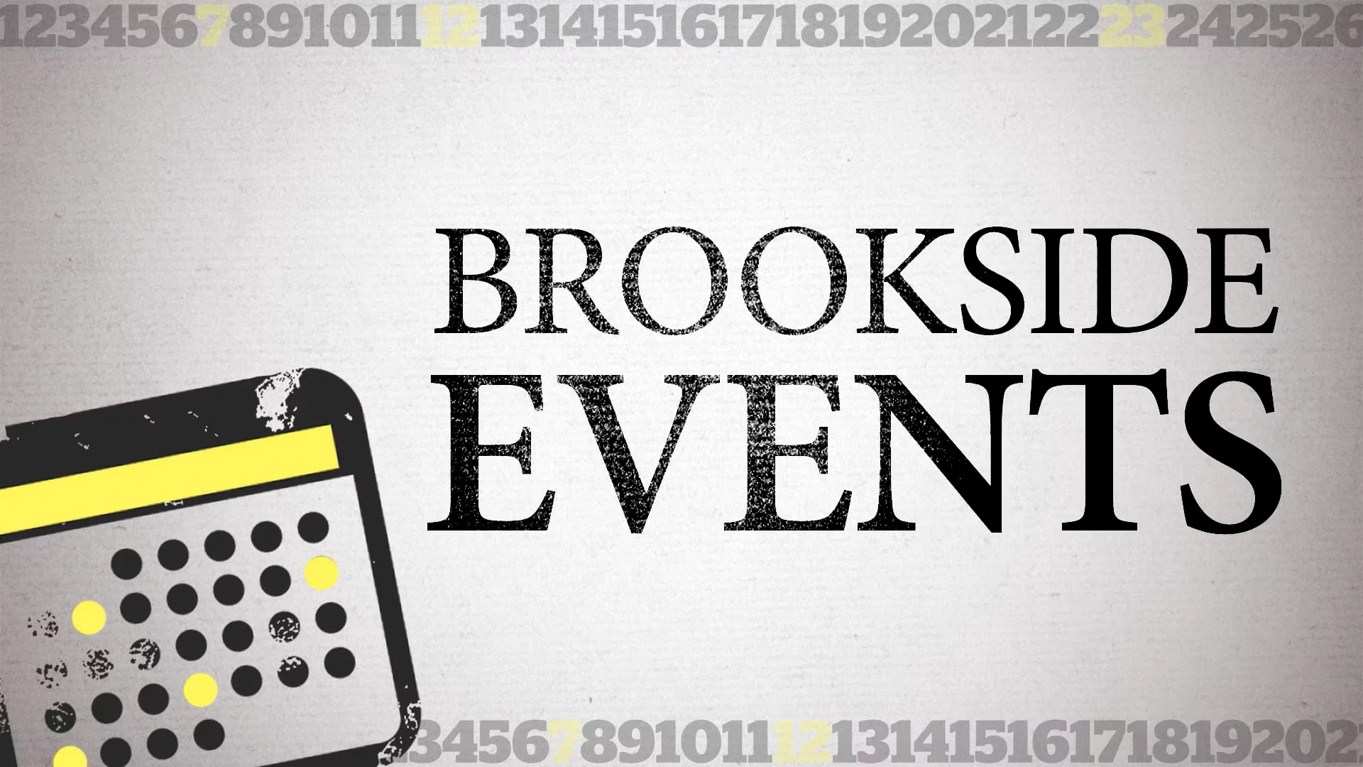 Brookside Events on Vimeo