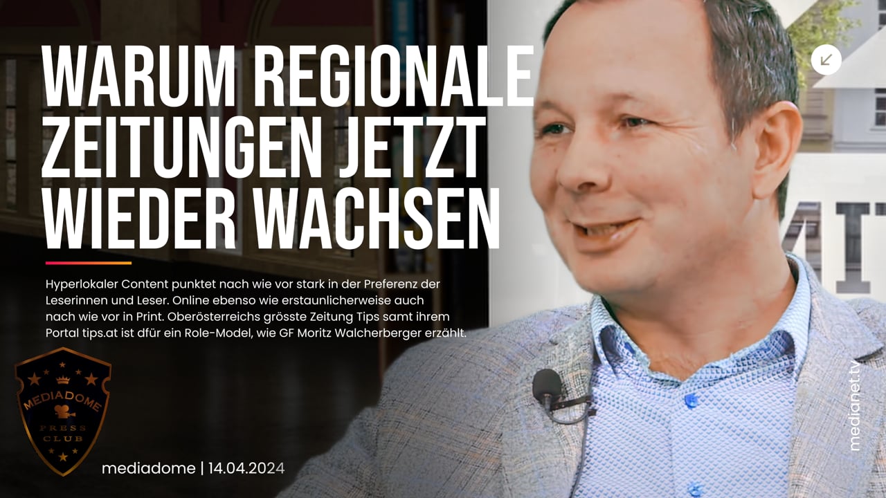 mediadome: OÖs Wochenzeitung Tips &#8211; Warum regionale Zeitungen jetzt wieder wachsen