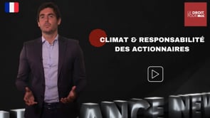 Climat et responsabilité des actionnaires