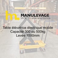 table élévatrice élec mobile 300kg