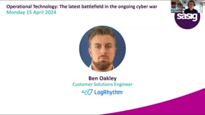 SASIG Webinar - Operational Technology: The latest battlefield in the ongoing cyber war 2024-04-15 10:00:21
