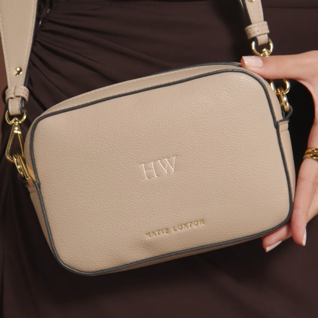 Marni Light Taupe Mini Crossbody Bag | Vegan Leather