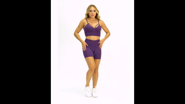 Short Fitness Básico Roxo Light