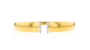25 ct. t.w. Diamond-Edge Cuff Bracelet in 18kt Gold Over Sterling