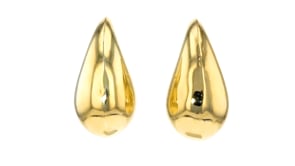18kt Gold Over Sterling Teardrop Earrings
