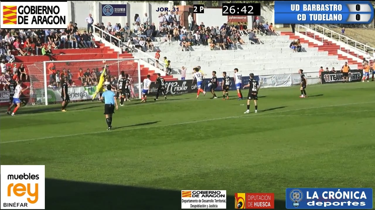 (RESUMEN) UD Barbastro 0-0 CD Tudelano / Jor. 31 - Segunda Rfef / Gr 2