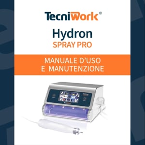 Spray-Fußpflegegerät mit Digitalanzeige und LED-Handstück Hydron Spray Pro Tecniwork