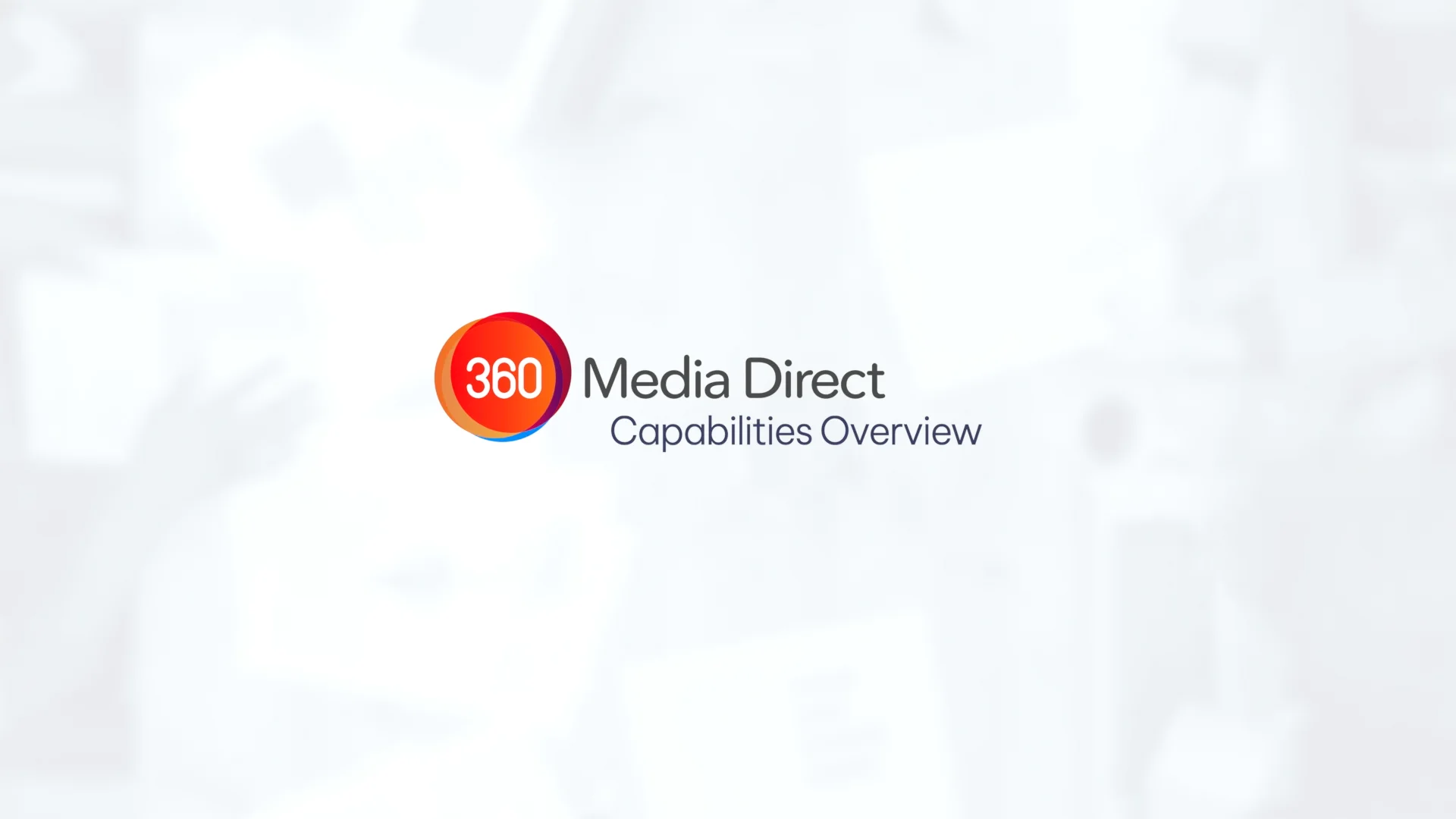 360 Media Direct : Capabilities Overview on Vimeo