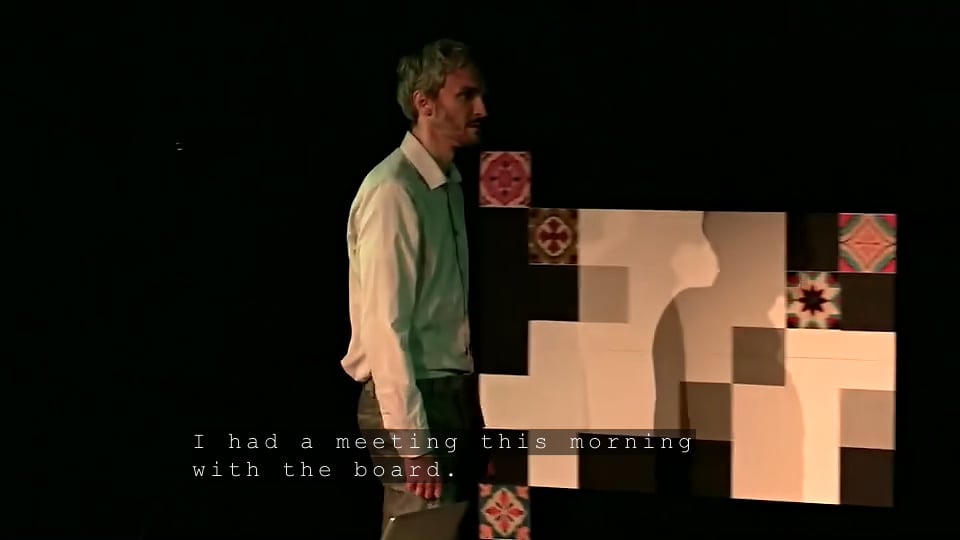 Scene from "The Incident" on tour in South Africa