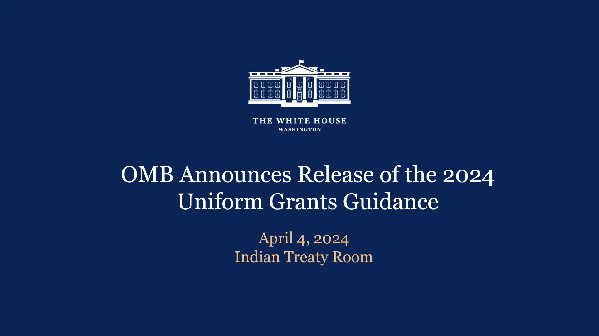 CFO.gov | Uniform Guidance: Title 2 of the Code of Federal Regulations