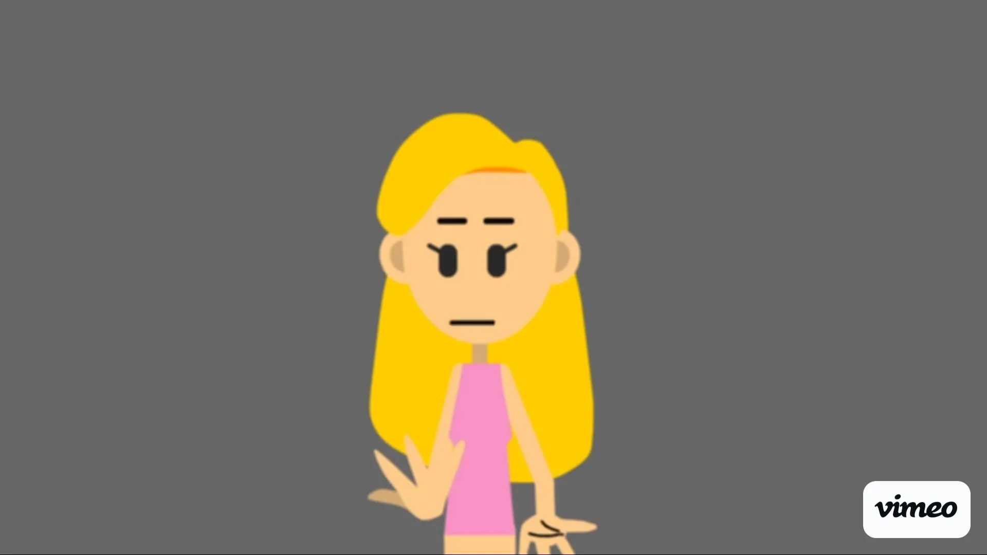 Animated Rebecca Zamolo Video