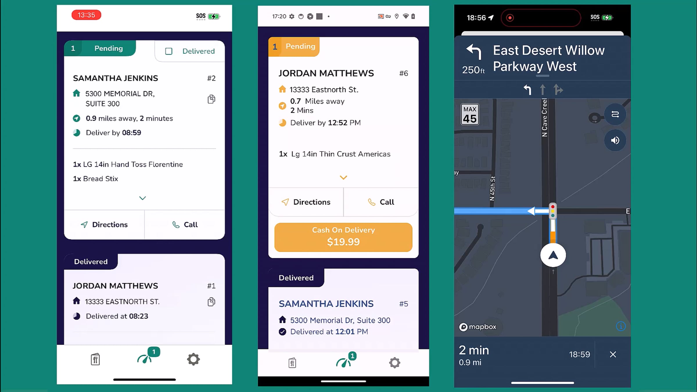 HungerRush Feature Demo - Delivery Management: Delivery Dispatch ...