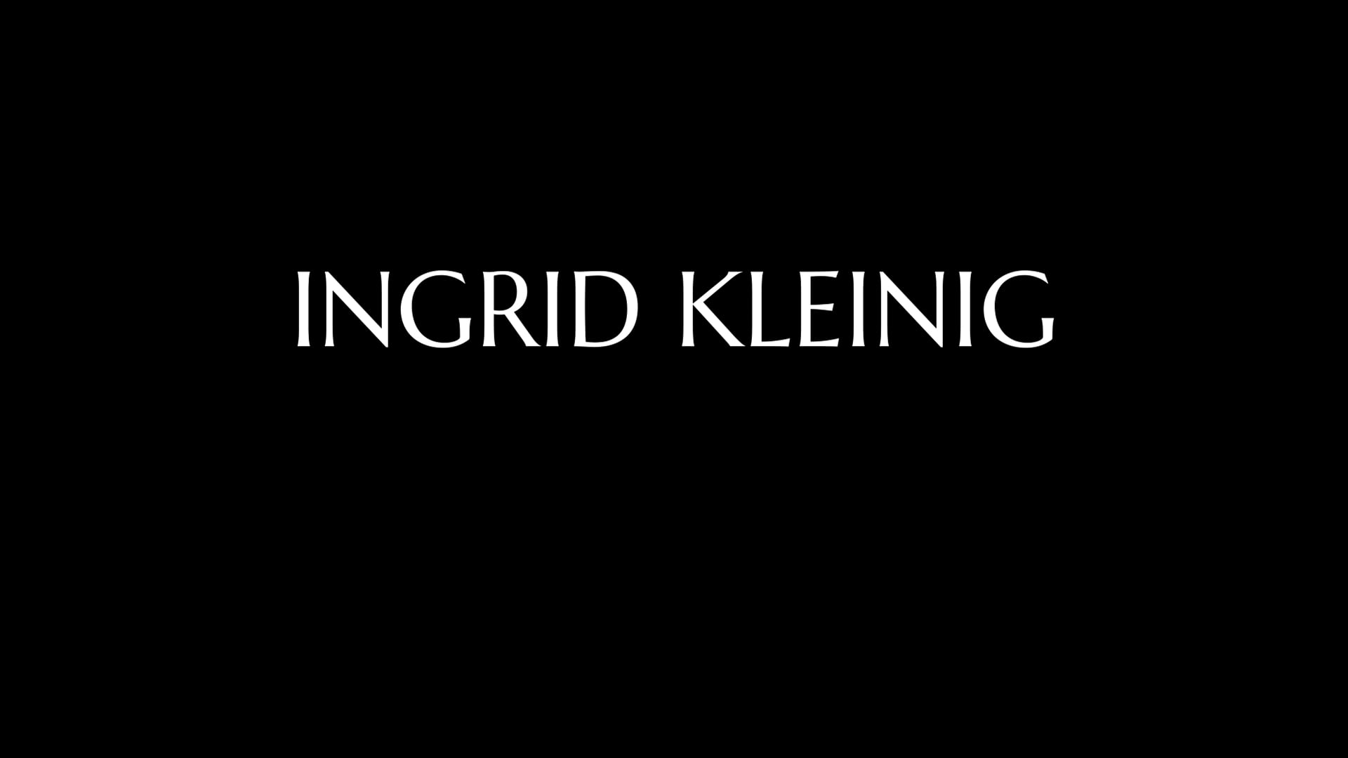 INGRID KLEINIG 2024 STUNT COORDINATOR+2ndAD REEL