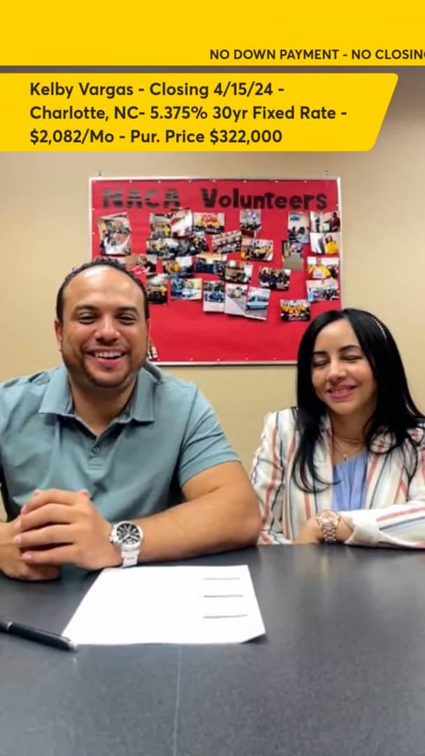 Kelby Vargas April 15, 2024 NACA Testimonial Charlotte, NC on Vimeo