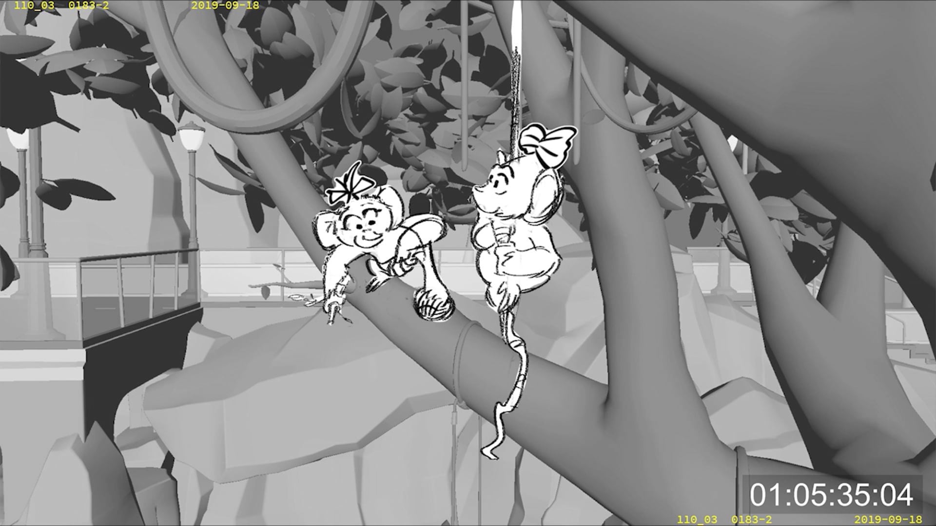 Madagascar: A Little Wild Animatic - Tunnel Sequence