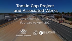 Tonkin Gap Project Malaga Footbridge