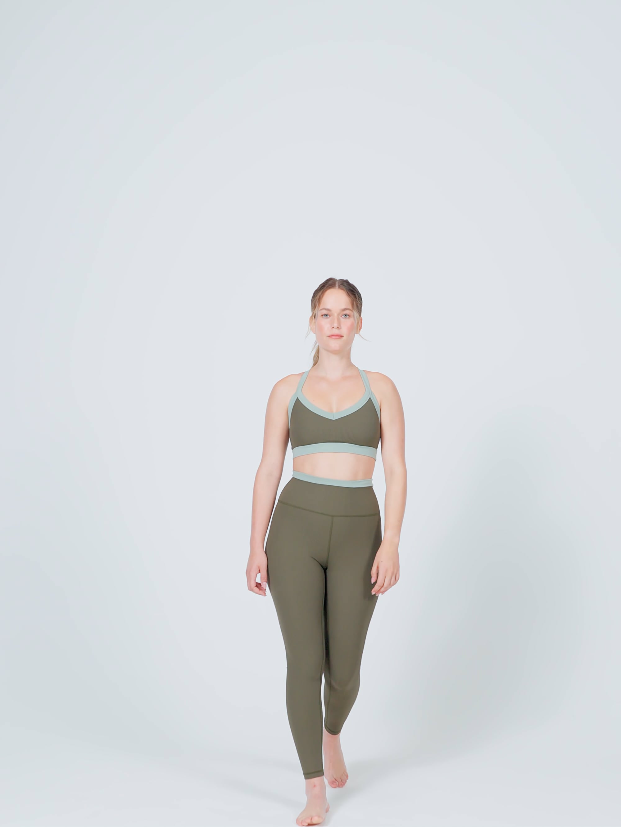 טייץ בגזרה גבוהה אורך ”25 מבד ilios ריב