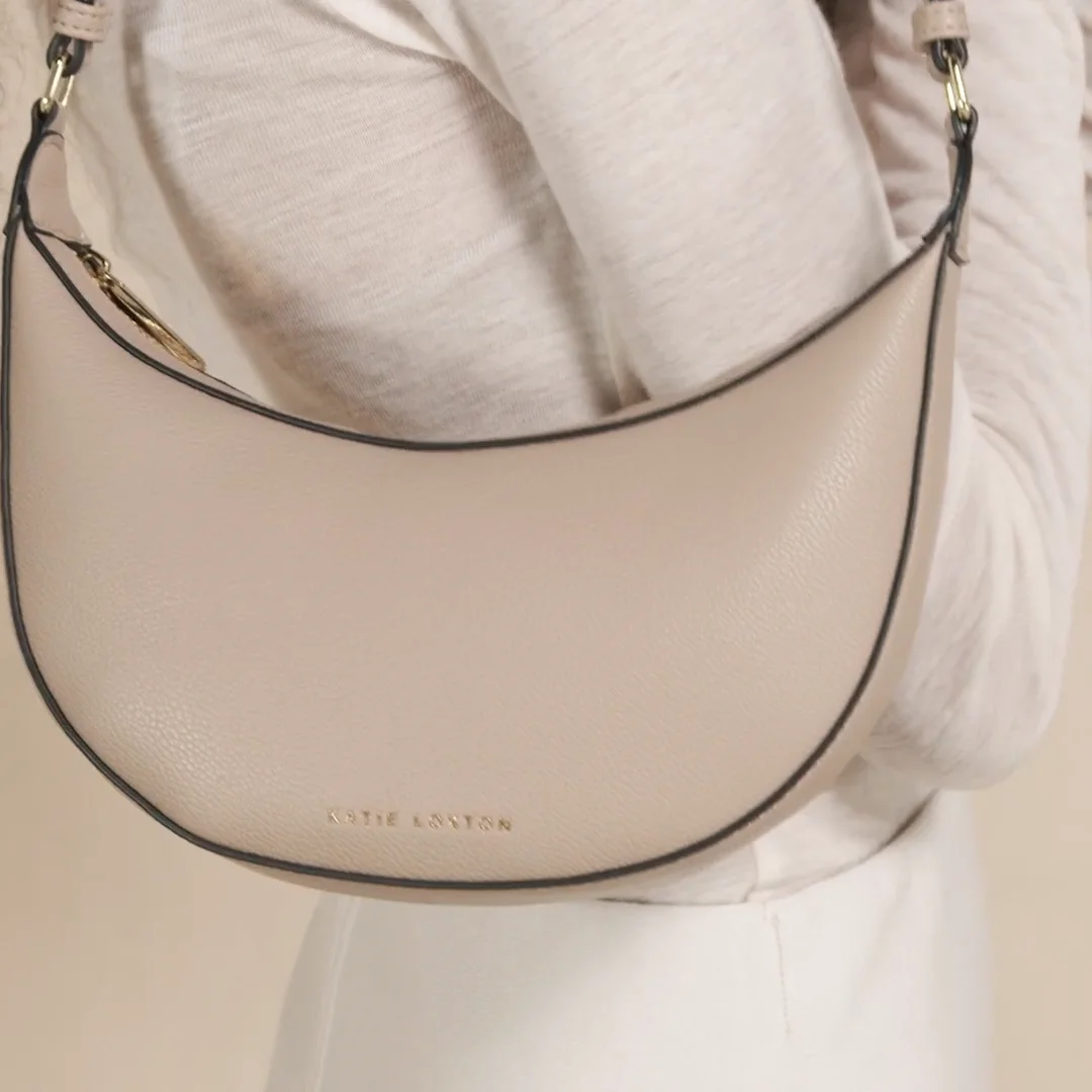 Marni Light Taupe Small Shoulder Bag | Vegan Leather
