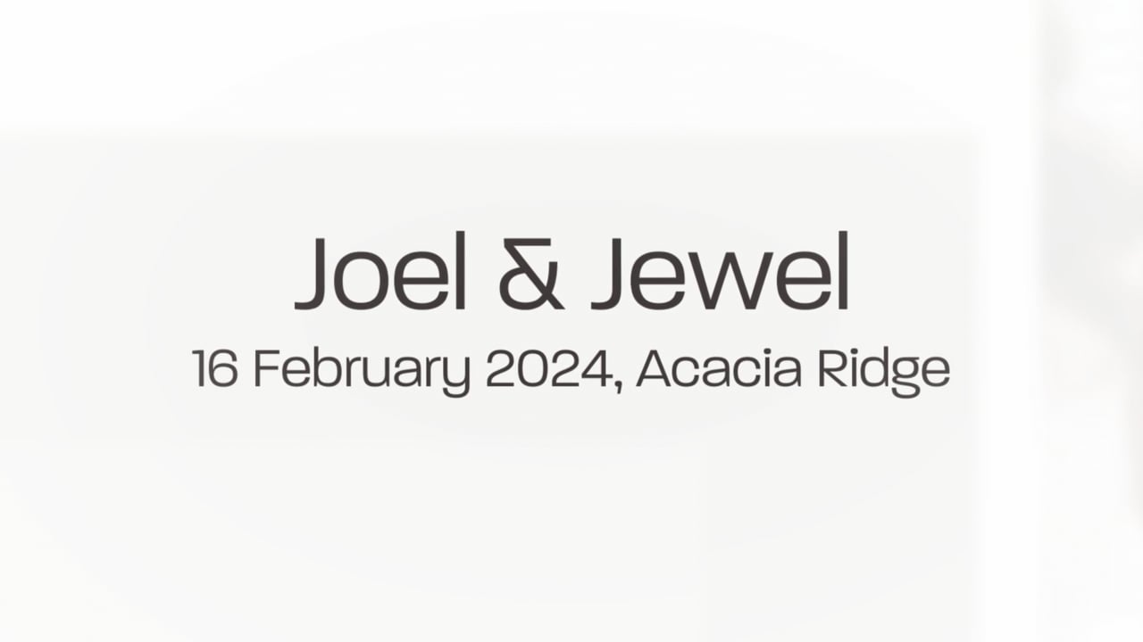 Acacia Ridge Winery Wedding Slideshow, Melbourne - Joel and Jewel