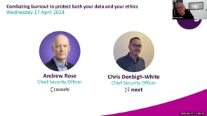SASIG Webinar - Combating burnout to protect both your data and your ethics 2024-04-17 10:00:06