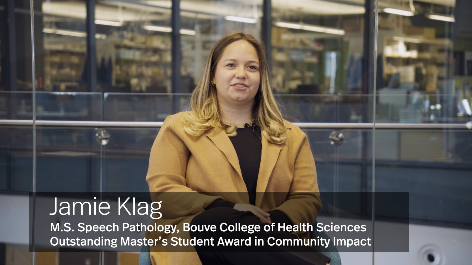 Northeastern University - 2024 Outstanding Master's Student Award in Community Impact