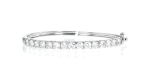 5.00 ct. t.w. Lab-Grown Diamond Bangle Bracelet in 14kt White Gold