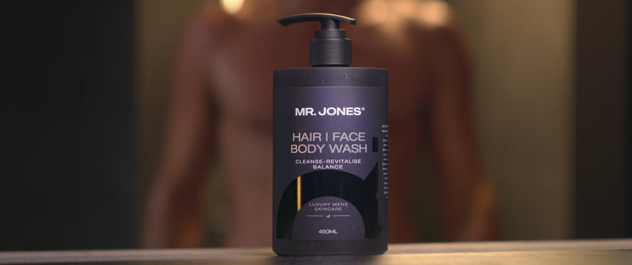 Mr Jones Hair Face Body Wash rough cut V1