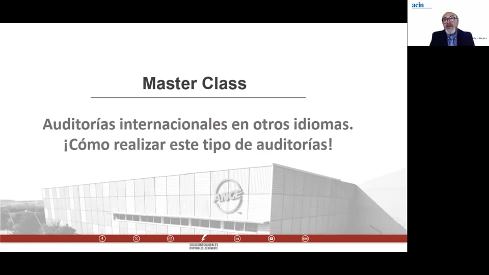 Auditorias internacionales en otros idiomas