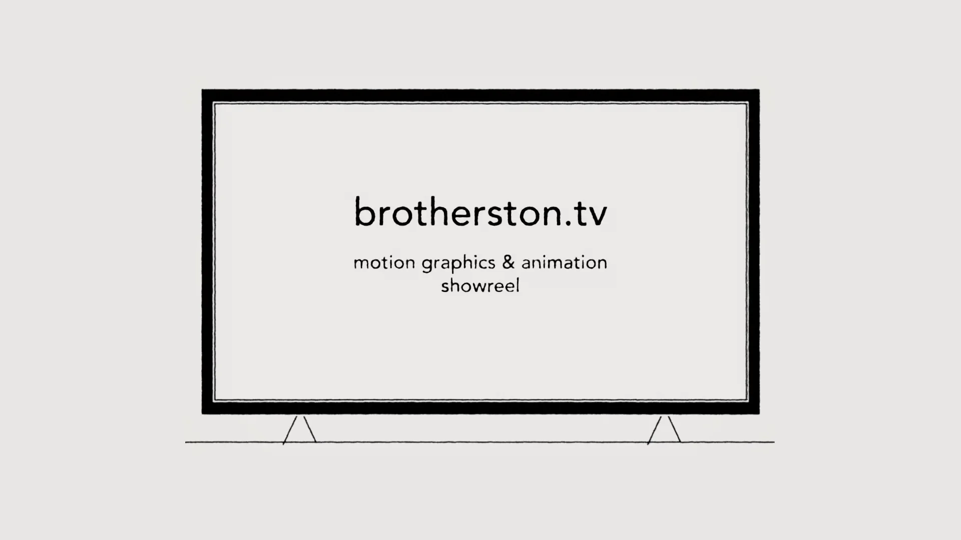 brotherston.tv showreel on Vimeo