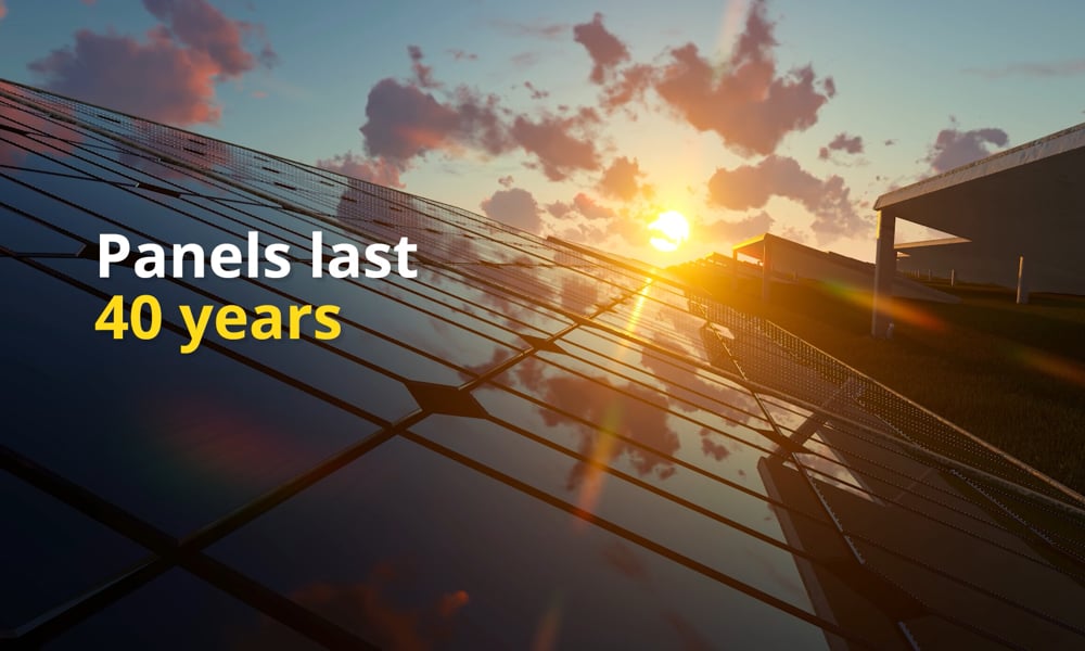 Why Solar - Why will the panels stay for 40 years? Image