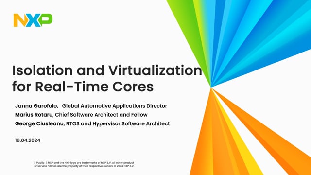 Isolation and virtualization solutions for automotive real-time processors