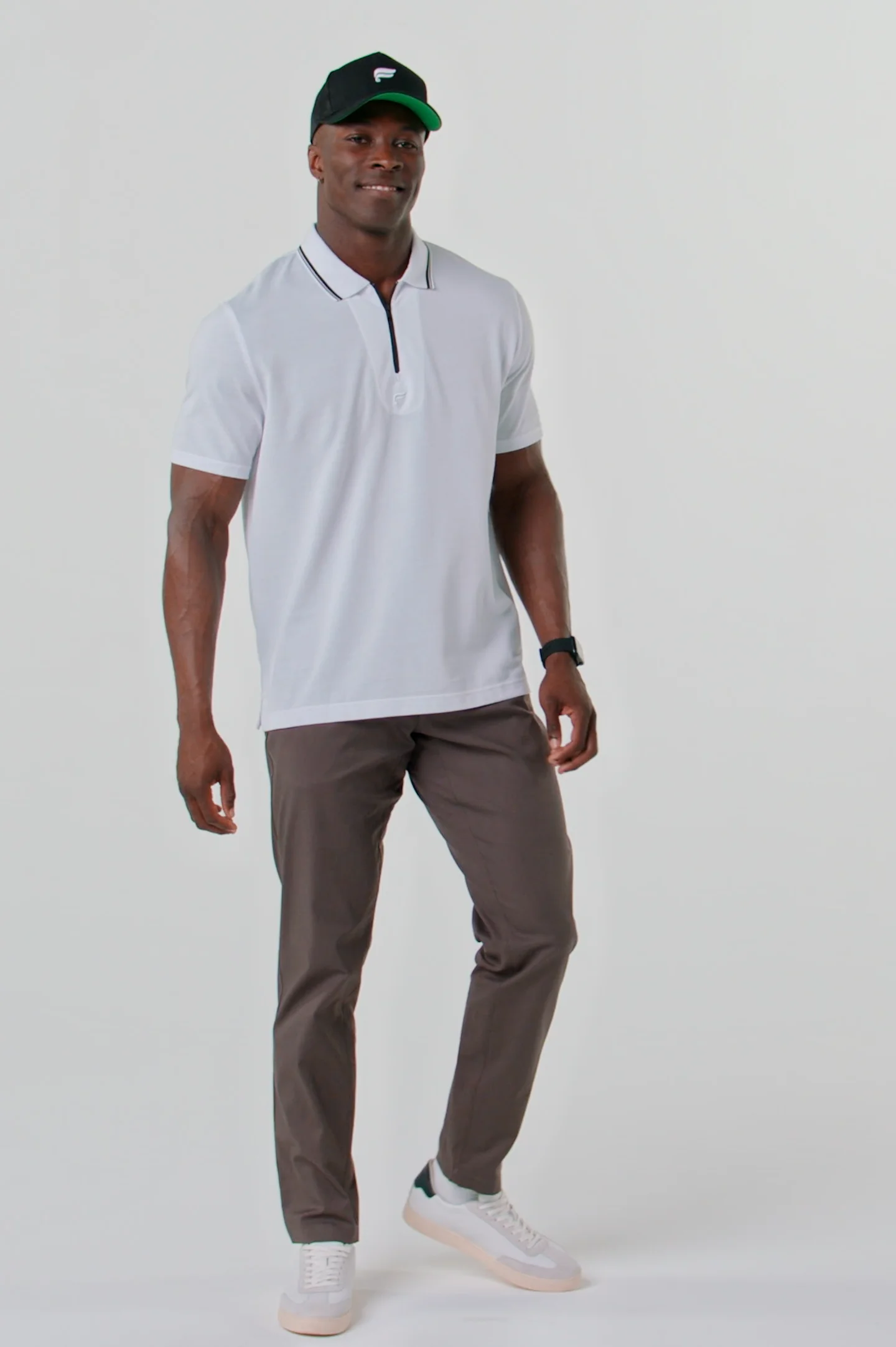 The Dash Quarter Zip Polo - Fabletics