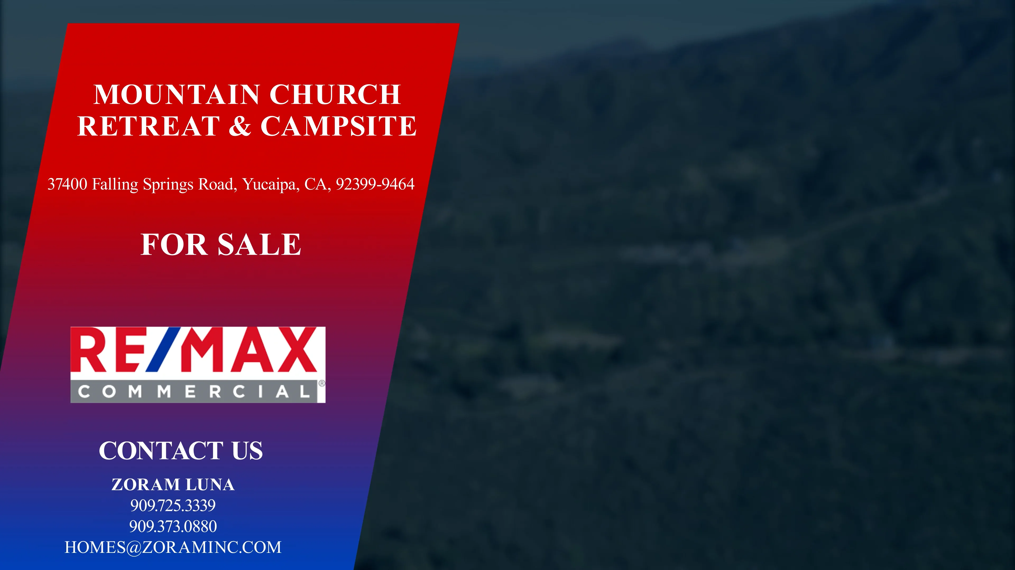 For Sale 37400 Falling Springs Road, Yucaipa, CA 923999464 Remax