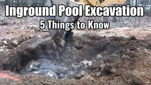 5 Things You Should Know Before Excavating an Inground Swimming Pool