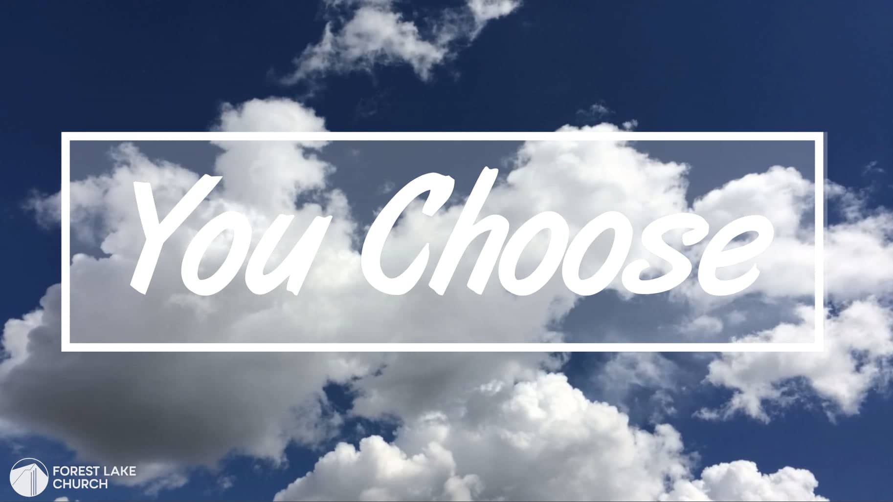 Sermon 2024.04.13 Matt Smith You Choose! For Us vs. Against Us on
