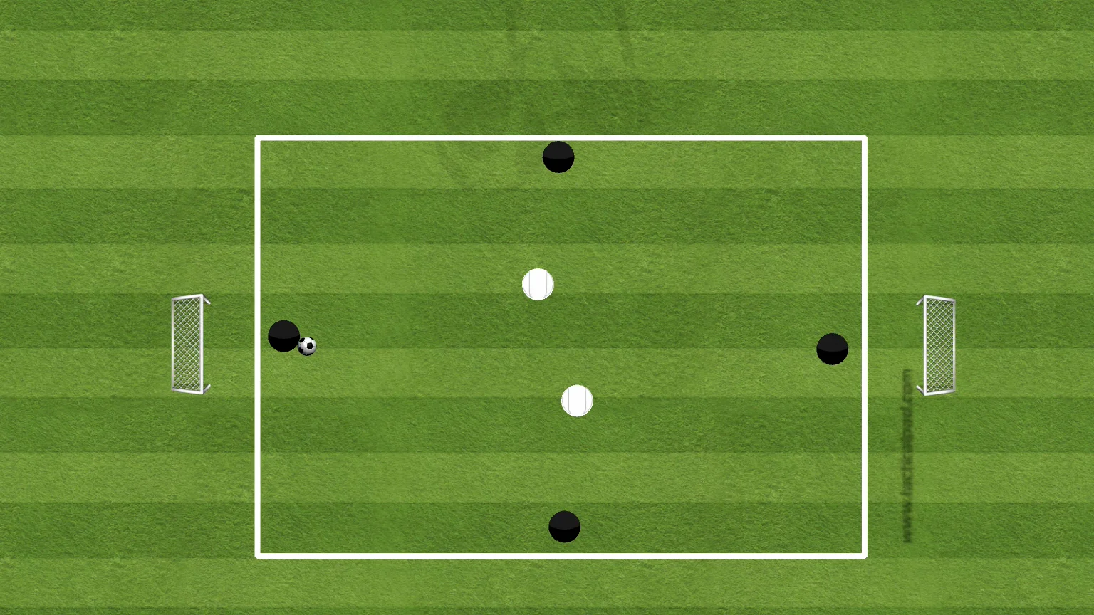 4v2 Activation Rondo with Counter Goals on Vimeo