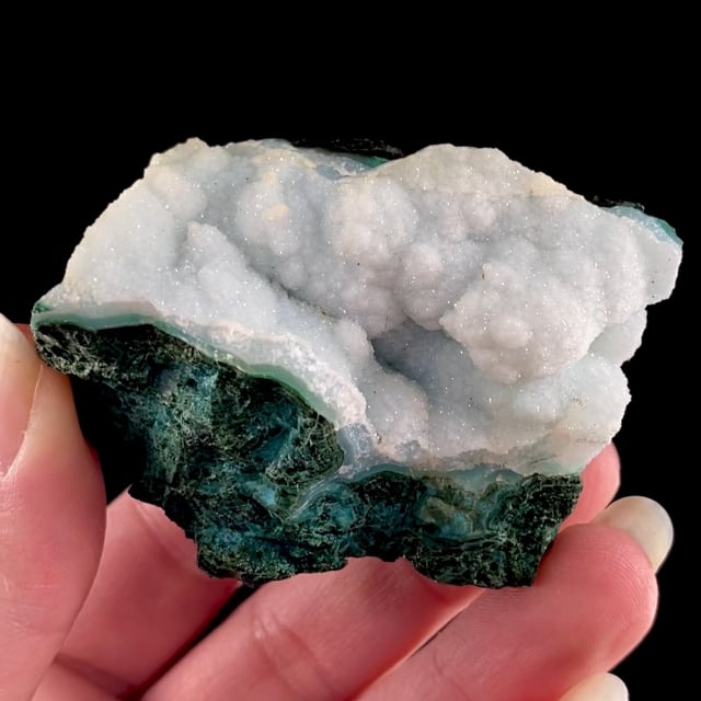 Chrysocolla coated by Quartz (classic material)