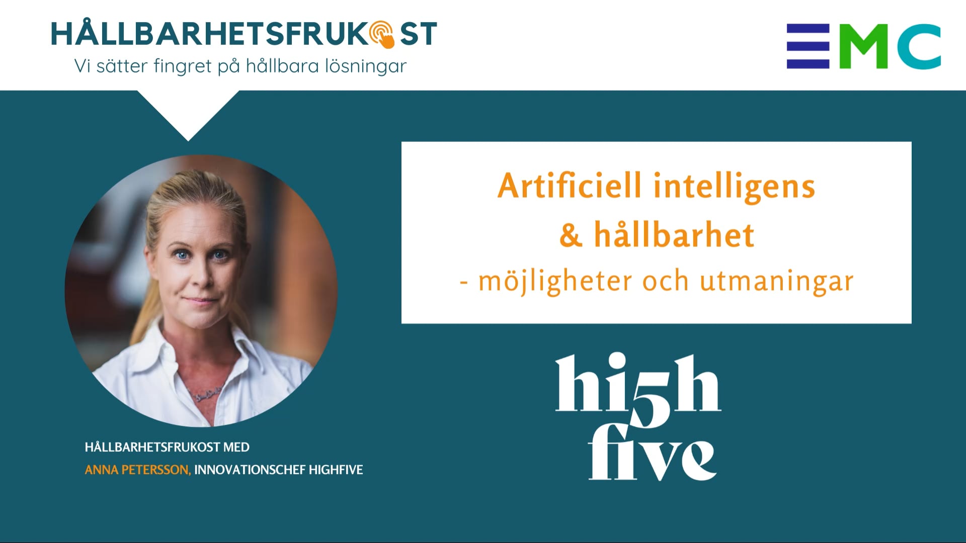 Hållbarhetsfrukost: Artificiell intelligens  & hållbarhet