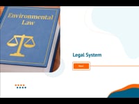 Module 01: Legal System