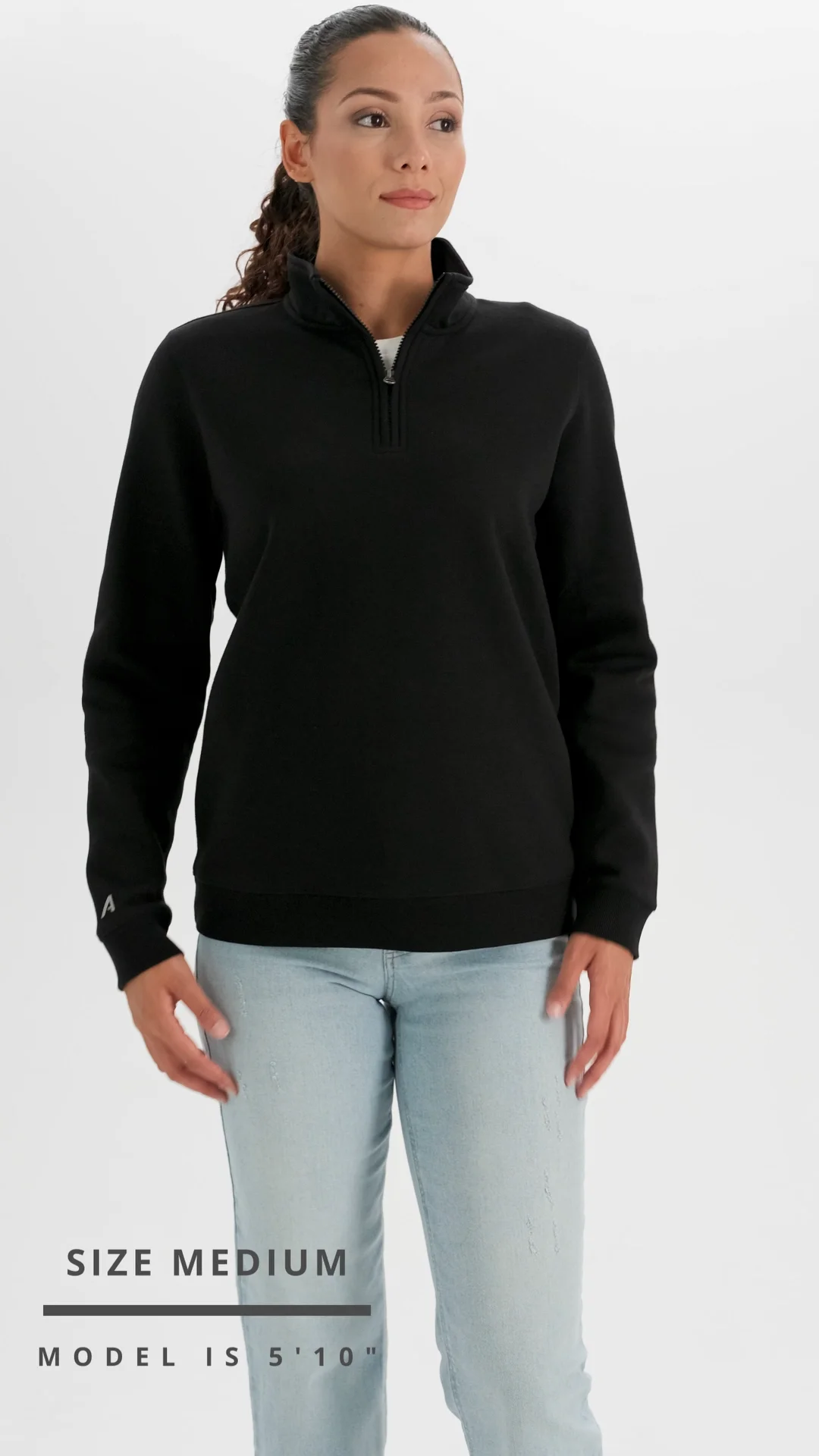 アメリヴィンテージ  GATHER COLLAR SWEAT TOP Ameri（アメリ）の「RIB COLLAR SWEAT（スウェット）」 - WEAR