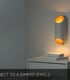 Video Quirijn Modern Up Down Wall Light - Ø 10cm - 1xG9 - White